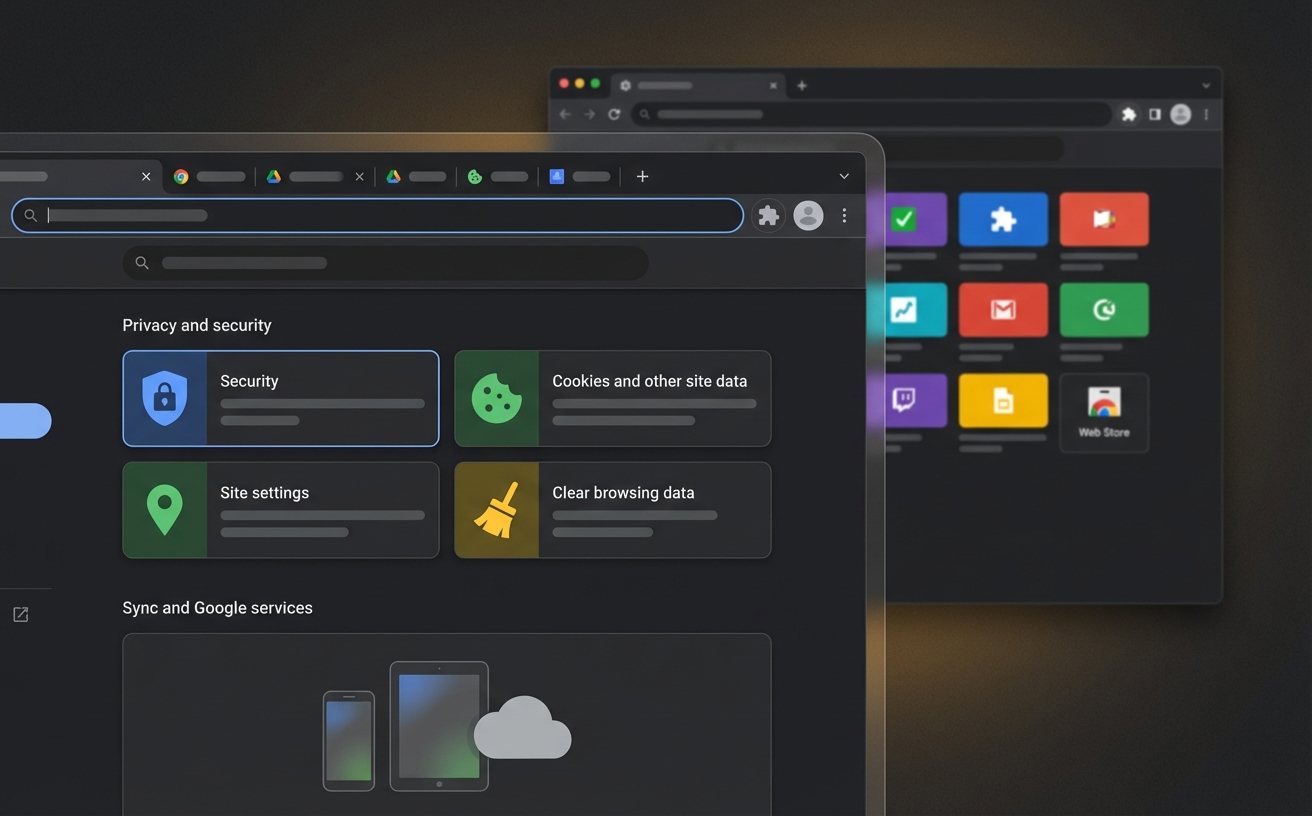 谷歌浏览器安全安装验证界面